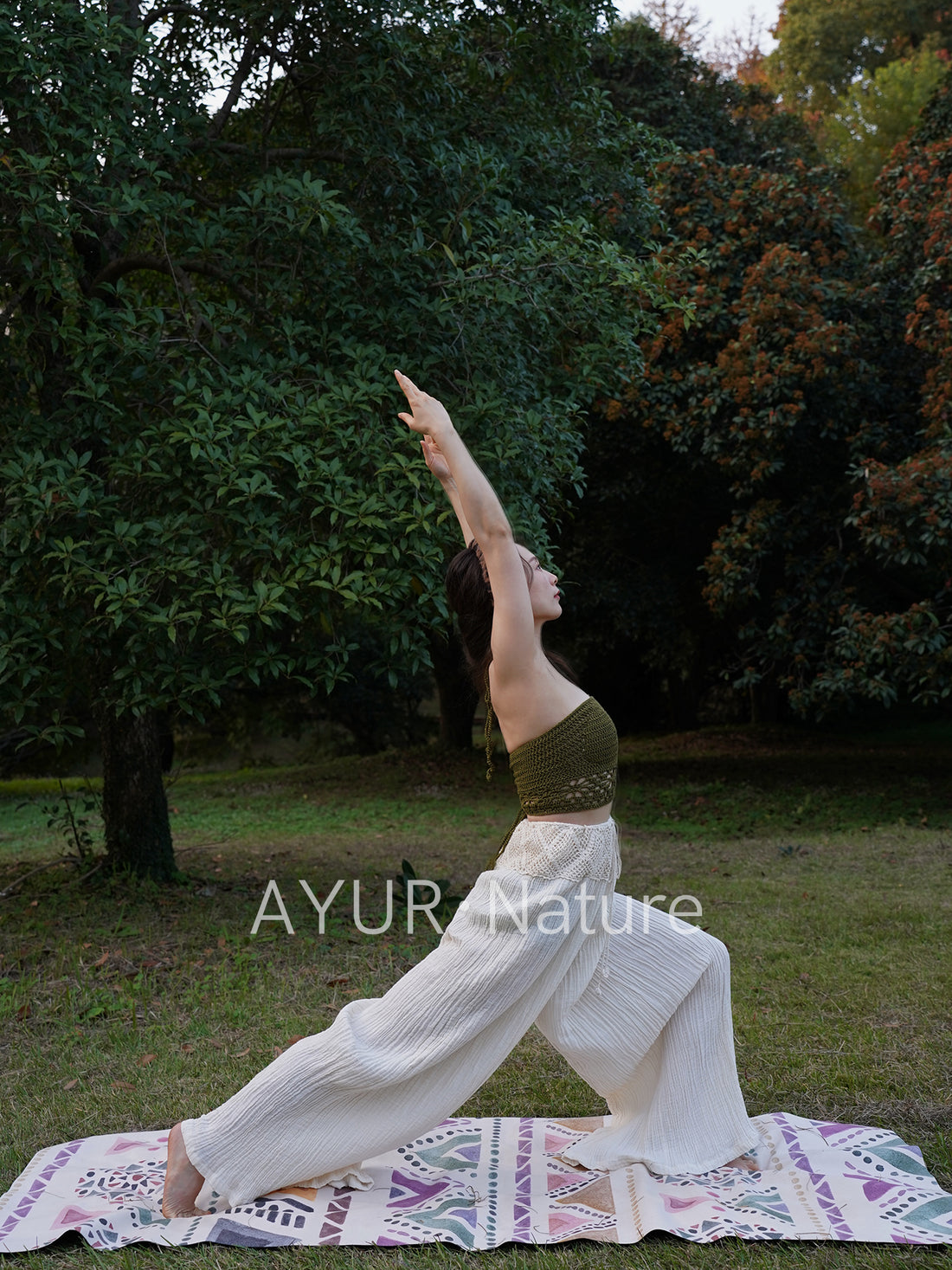 Boho Hand-Crocheted Halter Bandeau Top